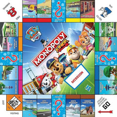 USAopoly Monopoly Jr Paw Patrol Edition Board Game | Galactic Toys & Collectibles