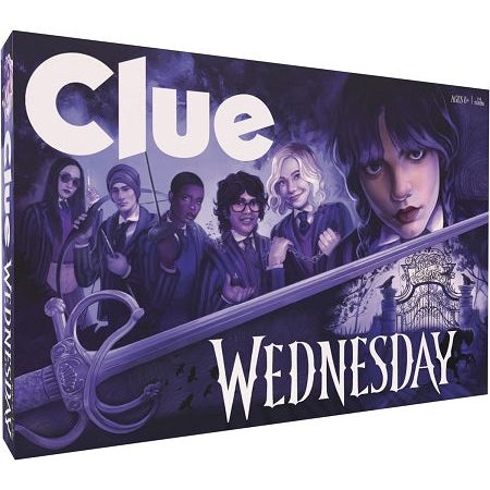 A dark mystery with terrible dangers is yours to solve in this spooky, modern take on the classic mystery game. With the dangerous Hyde on the loose, you play as students of Nevermore Academy like Wednesday Addams and Ajax Petropolus. You've got to keep your wits about you as you determine WHO will be the Hyde's next victim, WHERE will the Hyde attack, and WHAT item was key in bringing him down!