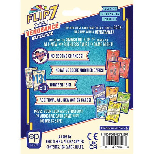 The OP Games: Flip 7: With a Vengeance! - Card Game