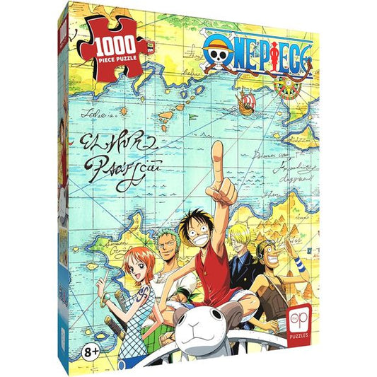 Set sail on a grand adventure with this vibrant One Piece - "Sailing the Going Merry" 1000-piece puzzle! Featuring stunning artwork of your favorite characters from Eiichiro Oda’s legendary series, this puzzle is perfect for fans who want to bring the world of pirates, camaraderie, and epic journeys to life. With intricate details and stunning colors, completing this 27" x 19" puzzle will be as rewarding as discovering One Piece itself.