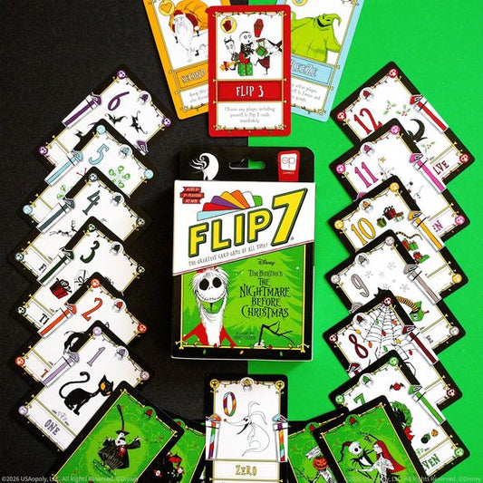 The OP Games: Flip 7 Disney Tim Burton's The Nightmare Before Christmas Card Game