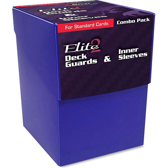 BCW Combo Pack - Elite2 Deck Guards and Inner Sleeves  - Blue | Galactic Toys & Collectibles
