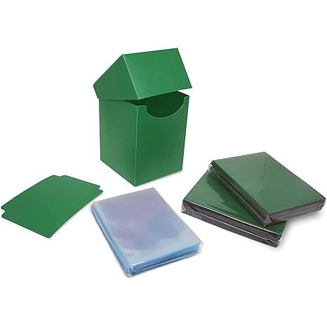 BCW Combo Pack - Elite2 Deck Guards and Inner Sleeves  - Green | Galactic Toys & Collectibles