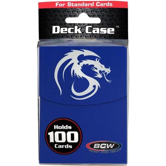 BCW Deck Case - Large 100+ Blue | Galactic Toys & Collectibles