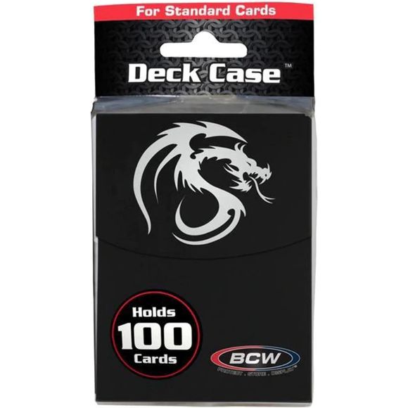 BCW Deck Case - Large 100+ Black | Galactic Toys & Collectibles