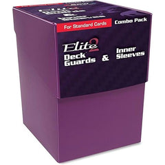 BCW Combo Pack - Elite2 Deck Guards and Inner Sleeves  - Mulberry | Galactic Toys & Collectibles