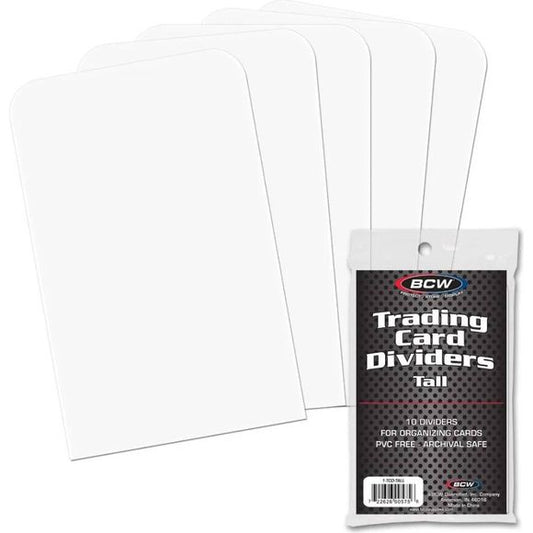 BCW Tall Trading Card Dividers | Galactic Toys & Collectibles