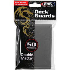 BCW Deck Guard - Double Matte - Gray | Galactic Toys & Collectibles