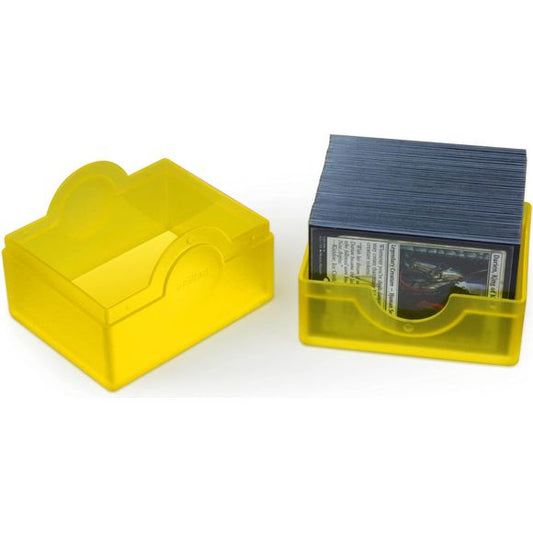 BCW Spectrum Prism Deck Case - Xanthic Yellow