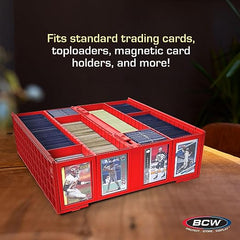 BCW Collectible Card Bin - 3200 ct. - Red
