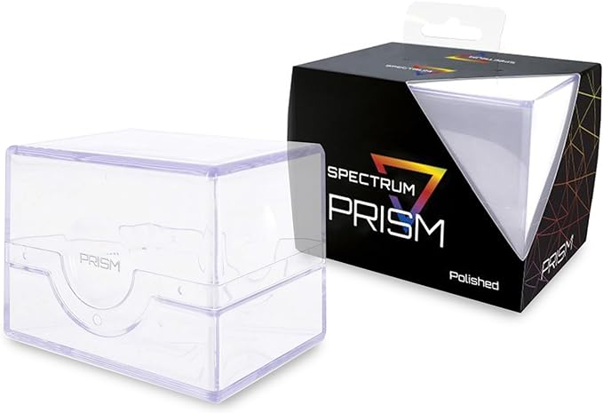 BCW Spectrum Prism Deck Case - Crystal Clear | Galactic Toys & Collectibles