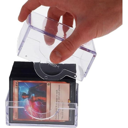 BCW Spectrum Prism Deck Case - Crystal Clear | Galactic Toys & Collectibles