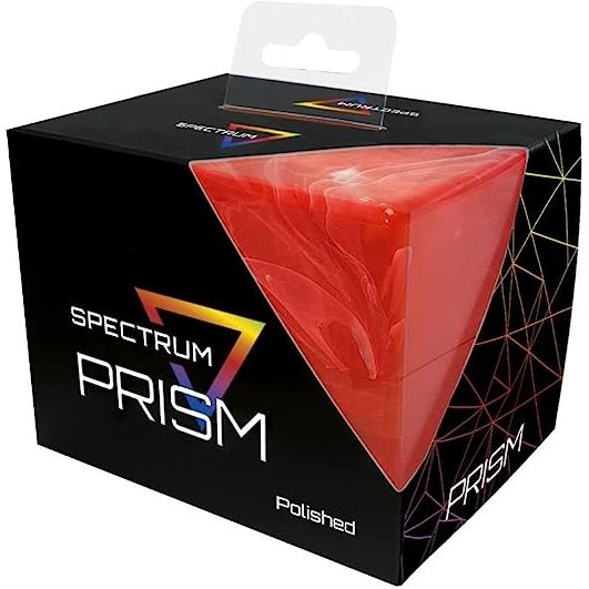 BCW Spectrum Prism Deck Case - Carnelian Red | Galactic Toys & Collectibles