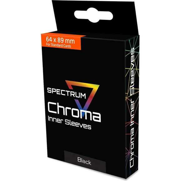 BCW Chroma Inner Sleeves are an acid free, archival quality product that is designed to protect your valuable cards and help obscure the backside. The BCW Chroma Inner Sleeves are made of two panels of archival-safe polypropylene: one panel is glossy-clear and the other is solid black. These sleeves fit perfect inside a regular card sleeve doubling the protection on your card and making the combination virtually waterproof.