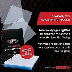 BCW LaserWeld Pages - 9 Pocket - 100ct Box