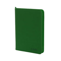 The BCW Zipper-Folio-LX will accommodate 360 cards and features a padded leatherette front and back cover with contrasting colored stitching and wrap around zipper. Side-loading pockets deter the cards from sliding out of place. It works great for sports cards, trading cards, and gaming cards and works with soft-sleeves, Deck Guards, and double-sleeved Deck Guards. Unlike a binder with removable pages, our premium, double-sided, archival safe polypropylene pages are welded into the album and will not harm t