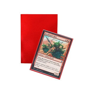 BCW Iridian Matte Sleeves - Red (100 Card Sleeves) | Galactic Toys & Collectibles