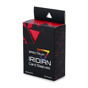 BCW Iridian Matte Sleeves - Red (100 Card Sleeves) | Galactic Toys & Collectibles