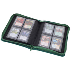 BCW Z-Folio 4-Pocket LX Album - Toploaders - Green