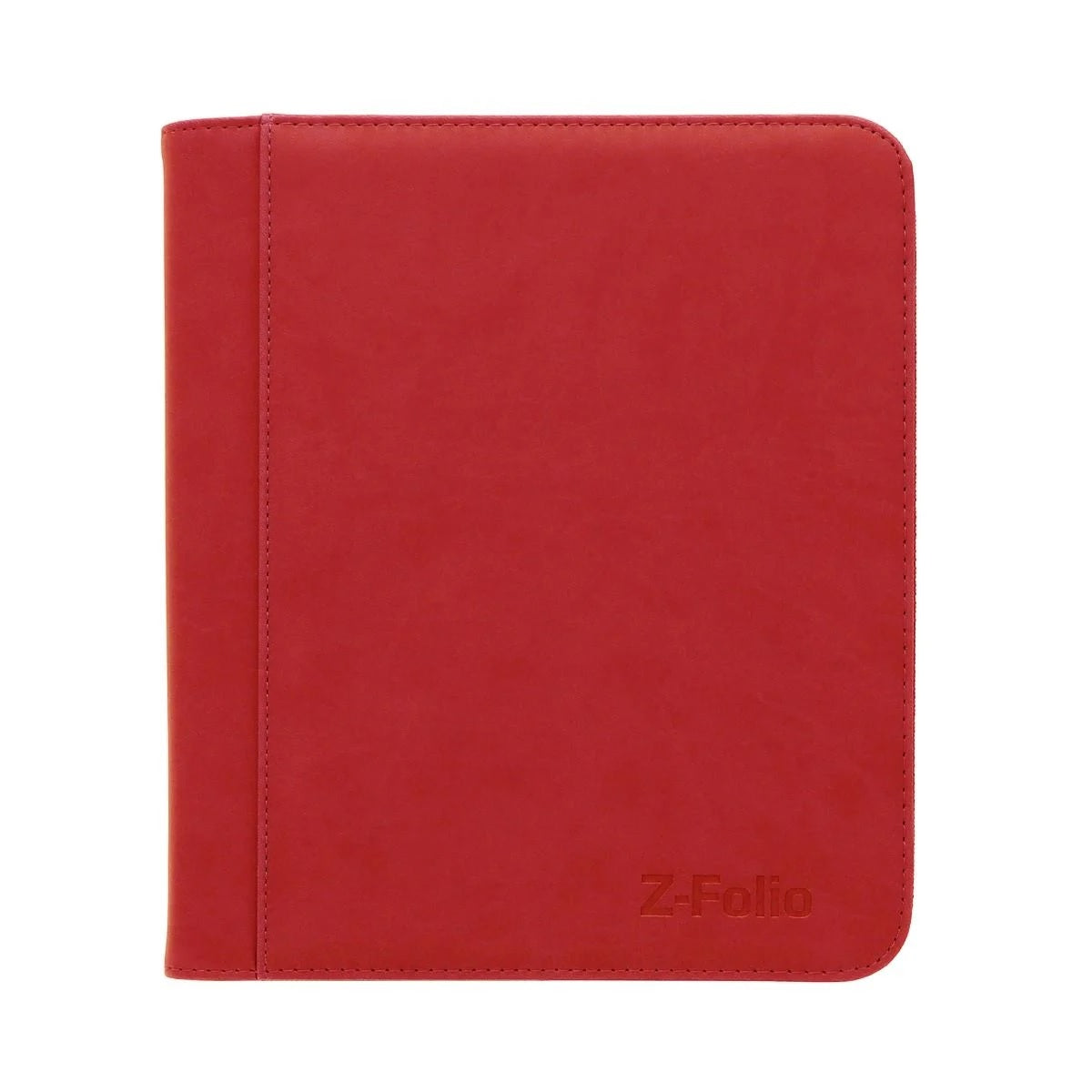 This BCW Z-Folio LX has 4-pocket pages sized to hold 160 toploaders. It works great for sports cards, trading cards, and gaming cards that have been inserted in 3x4, standard-thickness toploaders. The folio has a leatherette cover with stitched edges. A durable zipper ensures that cards will not fall out of your album. Unlike a binder with removable pages, our double-sided, archival-safe, polypropylene pages are welded into the album.