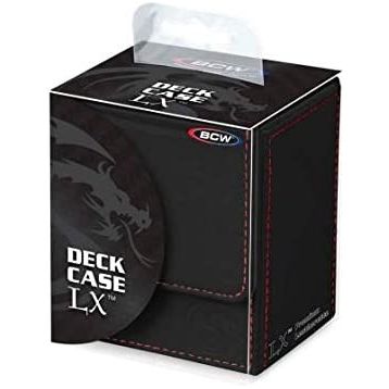 BCW Deck Vault LX 80 Deck Case - Black | Galactic Toys & Collectibles