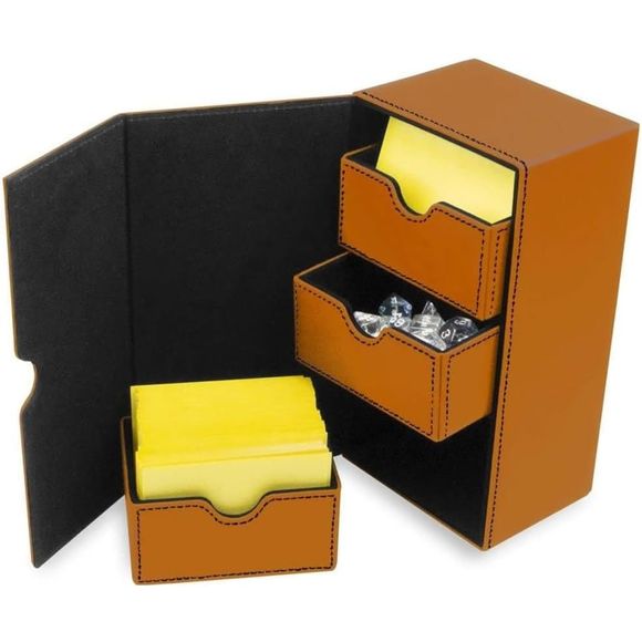 BCW Deck Vault LX 200 Deck Case - Orange | Galactic Toys & Collectibles