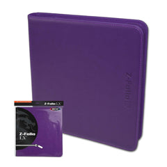 BCW Z-Folio 12-Pocket LX Album - Purple