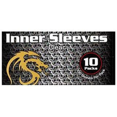 BCW Sleeves:  Inner Sleeves - 10 Packs of 100 sleeves (1000 sleeves total) | Galactic Toys & Collectibles