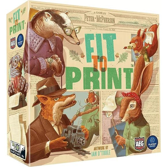 AEG: Fit to Print - Board Game | Galactic Toys & Collectibles