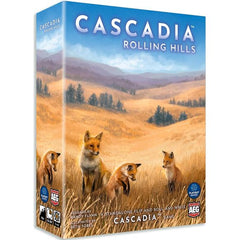 Cascadia: Rolling Hills is a series of puzzly flip-and-roll-and-write games featuring the habitats and wildlife of the Pacific Northwest! Simultaneously roll dice, collect wildlife, and complete habitat cards to fill in different environments in Cascadia. Use special actions to manipulate your dice, and dynamic completion cards to unlock powerful combos! Play on one of four unique Environment Sheets, each with its own special gameplay elements. Create the most harmonious ecosystem to win! Cascadia: Rolling