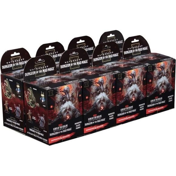 Dungeons & Dragons: Icons of the Realms: Waterdeep: Dungeon of The Mad Mage Booster Brick (8 Boosters) | Galactic Toys & Collectibles
