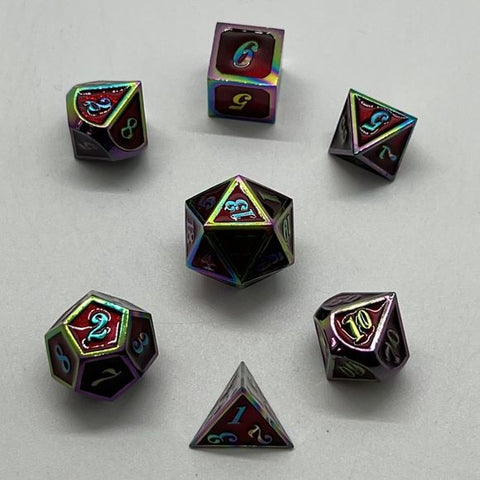 Galactic Dice Premium Dice Sets - NF Dice (Ver 22) Set of 7 Dice with Tin | Galactic Toys & Collectibles
