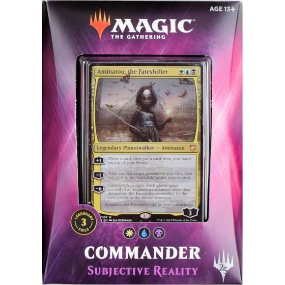 Magic The Gathering MTG Commander 2018 Subjective Reality Deck 100-Card | Galactic Toys & Collectibles