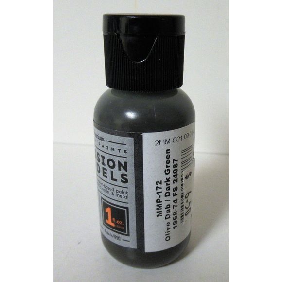 Mission Models MMP-172 US Army Olive Drab 1968-74 Acrylic Paint 1 oz (30ml) | Galactic Toys & Collectibles