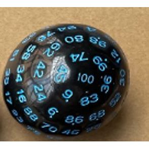 D100 dice for board games.