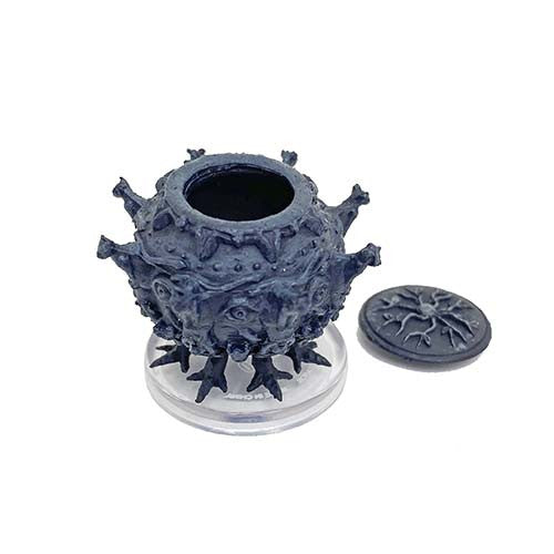 Wild Beyond the Witchlight minis do not have stat cards. This is a pre-painted miniature of Iggwilv's Cauldron (Iron) that is ready to join your campaign or your collection!

Product# DDWBW-49
Universe: Dungeons and Dragons
Set: Wild Beyond the Witchlight
Number: 49
Rarity: Rare

Base Size: 25mm
Height: 28mm