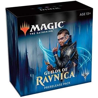 Magic The Gathering: MTG: Guilds of Ravnica Prerelease Pack Dimir (Pre-Release Promo + 6 Boosters + d20 Spindown Counter) Kit | Galactic Toys & Collectibles