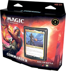 This Commander Legends Commander Deck includes 1 ready-to-play deck of 99 Magic cards, 1 legendary foil commander card, 10 double-sided tokens, 1 deck box (can hold 100 sleeved cards), and 1 life tracker.