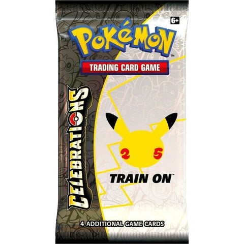Pokémon TCG: Celebrations -  1 Booster pack (Artwork may vary) | Galactic Toys & Collectibles