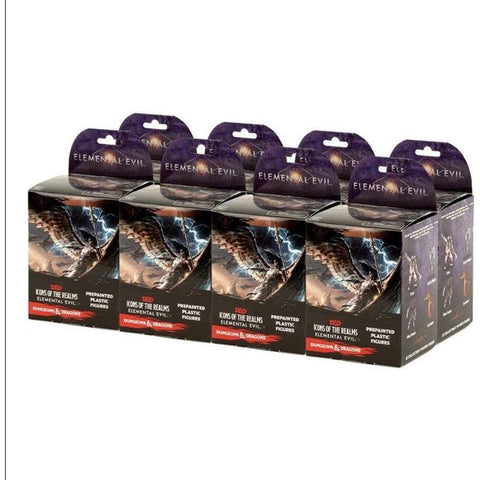 Dungeons & Dragons: Icons of the Realms: Set 2 Elemental Evil (8ct. Booster Brick) | Galactic Toys & Collectibles