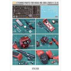 Madworks AW9 S23 Photo-Etching Detail Parts for HGUC MS-06S ZAKU II | Galactic Toys & Collectibles