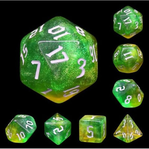 Galactic Dice HD Dice Sets - Fairy Tinker Set of 7 Dice | Galactic Toys & Collectibles
