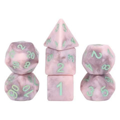 Galactic Dice HD Dice Sets - The Dawn Set of 7 Dice | Galactic Toys & Collectibles