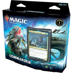 This Commander Legends Commander Deck includes 1 ready-to-play deck of 99 Magic cards, 1 legendary foil commander card, 10 double-sided tokens, 1 deck box (can hold 100 sleeved cards), and 1 life tracker.