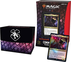 100-card ready-to-play Adventures in the Forgotten Realms (AFR) Commander deck
Deck includes 2 traditional foils plus 98 nonfoil cards
1 foil etched Display Commander
10 double-sided tokens plus life tracker and deck box
Reduced-plastic packaging
Beloved Dungeons and Dragons heroes and monsters have ventured into Magic for the ultimate crossover.