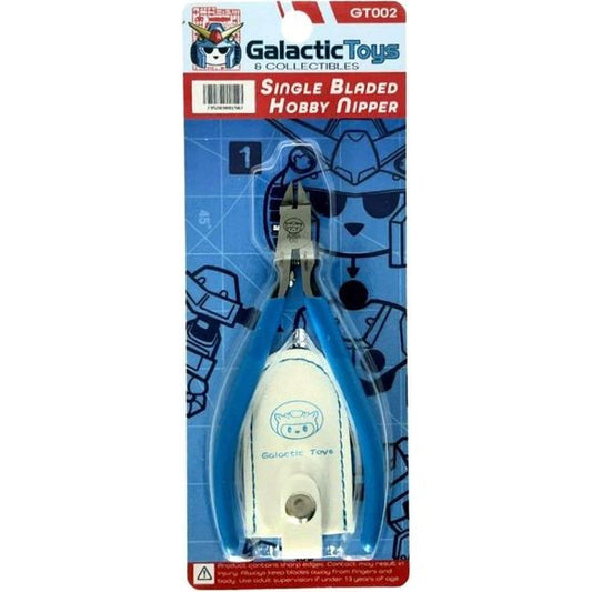 Galactic Toys is excited to announce our new Single-Bladed Nipper!  Our single-blade nippers are designed with sharpness in mind, with an ultra-thin blade to prevent tearing and provide an extraordinary cutting feel. The single-edged structure allows for smooth cutting, and very small parts and plastic pieces are less likely to fly out when cutting. Our single-bladed nipper is an excellent tool for beginner and advanced modelers alike! 


* Always clean the blade and use cap after each use.

* Nippers are d