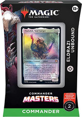 POWERFUL RIGHT OUT OF THE BOX—Take your Commander game to the next level with a high-powered, ready-to-play deck
PLAY WITH COMMANDER’S GREATEST HITS—Turn heads with a deck stacked with reprints of some of the greatest cards to grace Magic’s most popular format
INTRODUCES 10 COMMANDER CARDS—Each Commander deck also introduces 10 never-before-seen Magic: The Gathering cards
COLORLESS COMMANDER DECK—get the Eldrazi Unbound Commander Deck, a Colorless 100-card deck containing 2 Foil Legendary cards and 98 nonfo