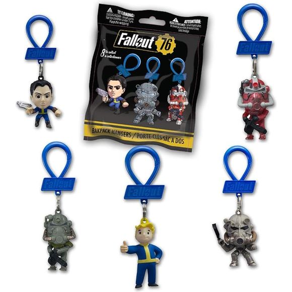 Gear up for adventure with the Fallout 76 Figure Hangers in Blind Bags! These officially licensed hangers bring the immersive world of Fallout to life, making them the ultimate backpack buddy for fans of the game. Gift one to a fellow fan or treat yourself to these officially licensed collectibles that showcase your love for the Fallout universe.