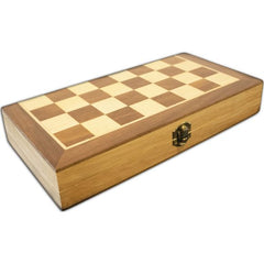 LPG: Wooden Folding Chess/Checkers/Backgammon Set 30cm