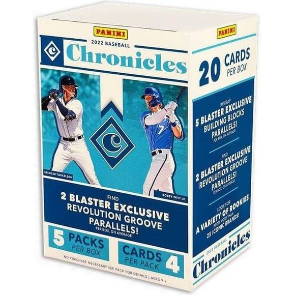 2022 Panini Chronicles Baseball 5-Pack Blaster Box | Galactic Toys & Collectibles